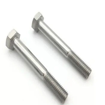Parafusos de aço inoxidável da flange do hexágono do gás de óleo M6 M7 M8 M10 M24 com porca e arruela